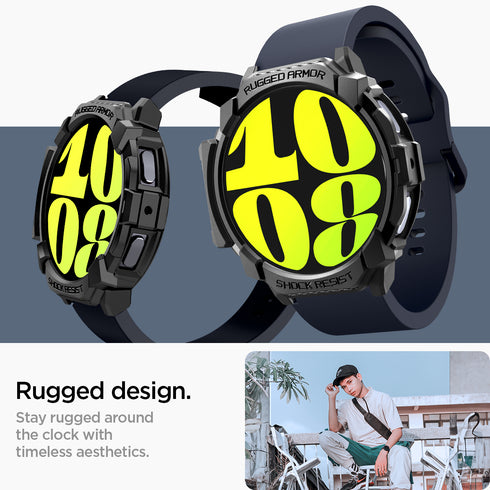 Spigen כיסוי ל-Galaxy Watch 7 (44mm) – Rugged Armor